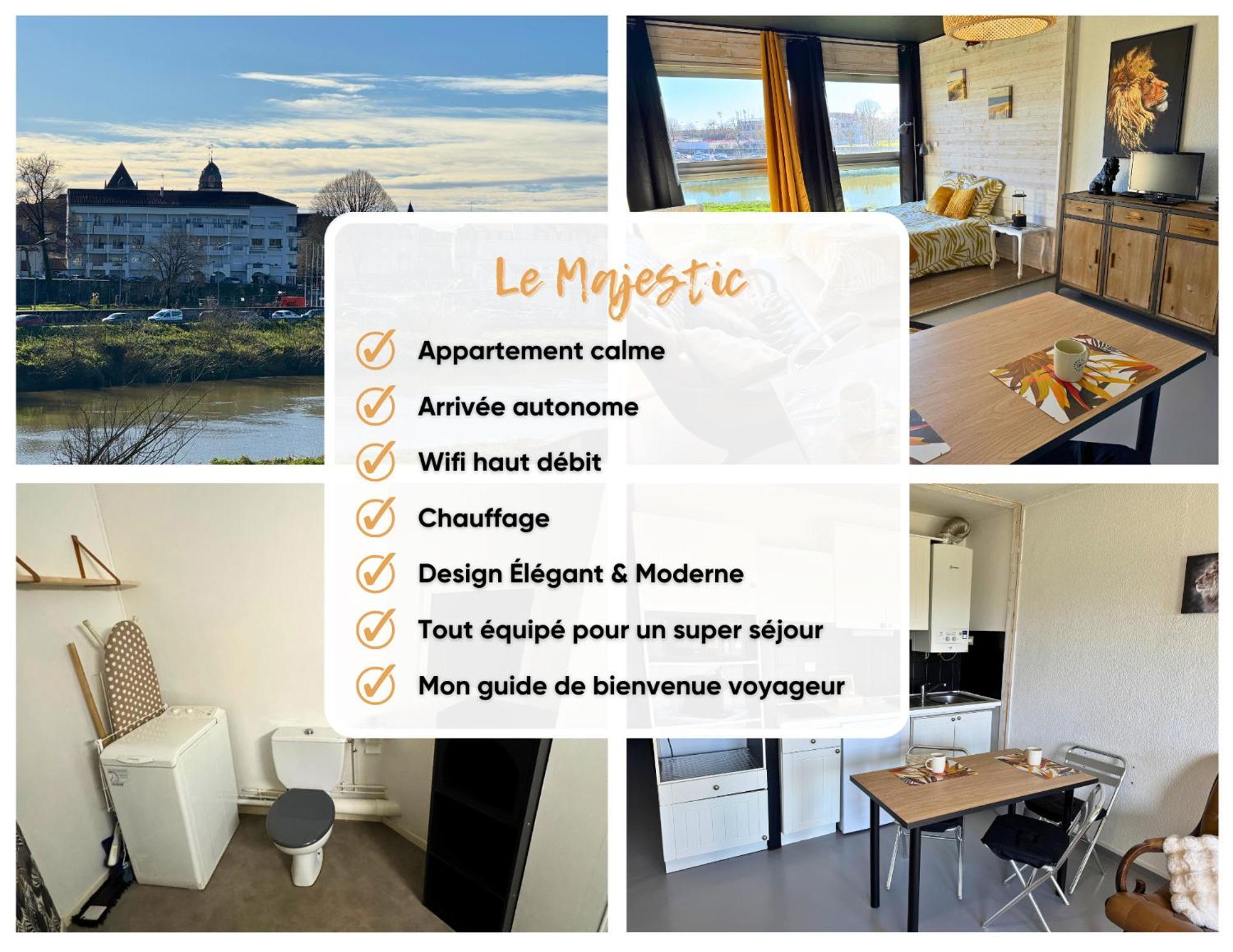 Apartmán Majestic - Wifi - Parking - Vue Dax Exteriér fotografie